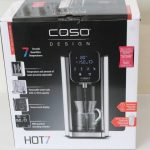 Чайник Caso  SALE OUT.  01875 HOT 7 Turbo Hot water dispenser, Capacity 2.7 L, Black/Stainless Steel | SALE OUT.  Turbo Hot Water Dispenser | Hot7 | Water Dispenser | 2200 W | 2.7 L | Plastic/Stainless Steel | Black/Stainless Steel | UNPACKED, USED 