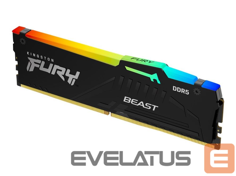 Оперативная память DDR4 Kingston KF560C30BBEA-32 32GB 6000MT/s DDR5 CL30 DIMM FURY Beast Black RGB EXPO |