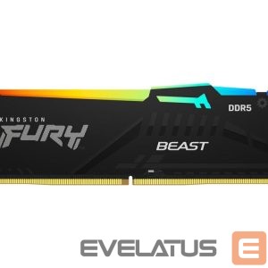 Оперативная память DDR4 Kingston  KF564C32BBEA-16 16GB 6400MT/s DDR5 CL32 DIMM FURY Beast Black RGB EXPO | 