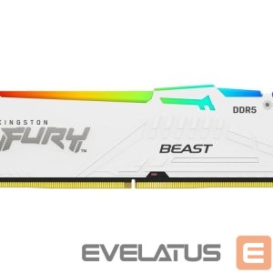 Оперативная память DDR4 Kingston  KF564C32BWEA-16 16GB 6400MT/s DDR5 CL32 DIMM FURY Beast White RGB EXPO | 