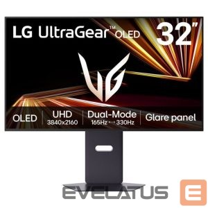 Монитор LG  | 32GX850A-B | 32 " | 16:9 | 165 Hz | 0.03 ms | 3840 x 2160 pixels | 275 cd/m² | HDMI ports quantity 2 | Black 