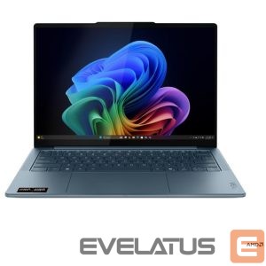 Портативный компьютер Lenovo  Yoga Slim 7 14AKP10 AMD | Tidal Teal | 14 " | OLED | WUXGA | 1920 x 1200 pixels | Glossy | AMD Ryzen AI 5 | 340 | 16 GB | Soldered LPDDR5 | Solid-state drive capacity 512 GB | AMD Radeon 840M Graphics | Windows 11 Home | 802.11be | Bluetooth version 5.4 | Keyboard language English | Keyboard backlit | Warranty 24 month(s) | Battery warranty 12 month(s) 