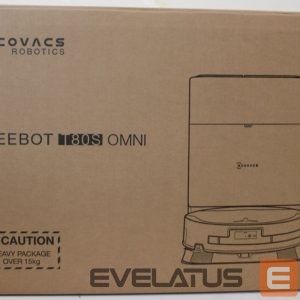 Пылесос Ecovacs  SALE OUT.  DEEBOT T80S OMNI BLACK Vacuum cleaner, Robot, Wet&Dry, 24800Pa, TruEdge 3.0, AIVI 3D 3.0, 6400 mAh, Black + Auto-empty sta |  Robotic Vacuum Cleaner | DEEBOT T80S OMNI BLACK | Wet&Dry | 6400 mAh | 24800 Pa | Black | SCRATCHED ITEM, DEMO 