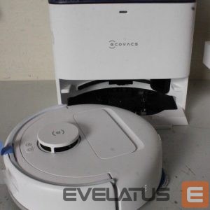 Пылесос Ecovacs  SALE OUT.  DEEBOT mini Vacuum cleaner, Robot, Wet&Dry, ZeroTangle Technology, Agile Navigation, White/Blue + Auto-empty station |  Robotic Vacuum Cleaner | DEEBOT mini BLUE | Wet&Dry | Li-ion | 3200 mAh | Dust capacity 1.8 L | 8000 Pa | White/Blue | DAMAGED PACKAGING, UNPACKED 