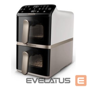 Настольный гриль Philips  Airfryer, Dual Basket | NA462/80 4000 Series | Capacity 10 L | Power 2750 W | RapidAir | Silk White/Beige 