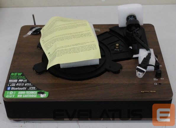 Компьютерные колонки Muse SALE OUT. MT-107 BTO Turntable Stereo System, Black/Brown | Turntable Stereo System with Bluetooth Out | MT-107 BTO | Warranty 24 month(s) | 2x5 W | Bluetooth | Black/Brown | DAMAGED PACKAGING AND ITEM BODY