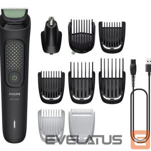 Триммер для волос Philips  Hair trimmer | MG3946/15 Series 3000 | Cordless | Number of length steps 12 | Black 
