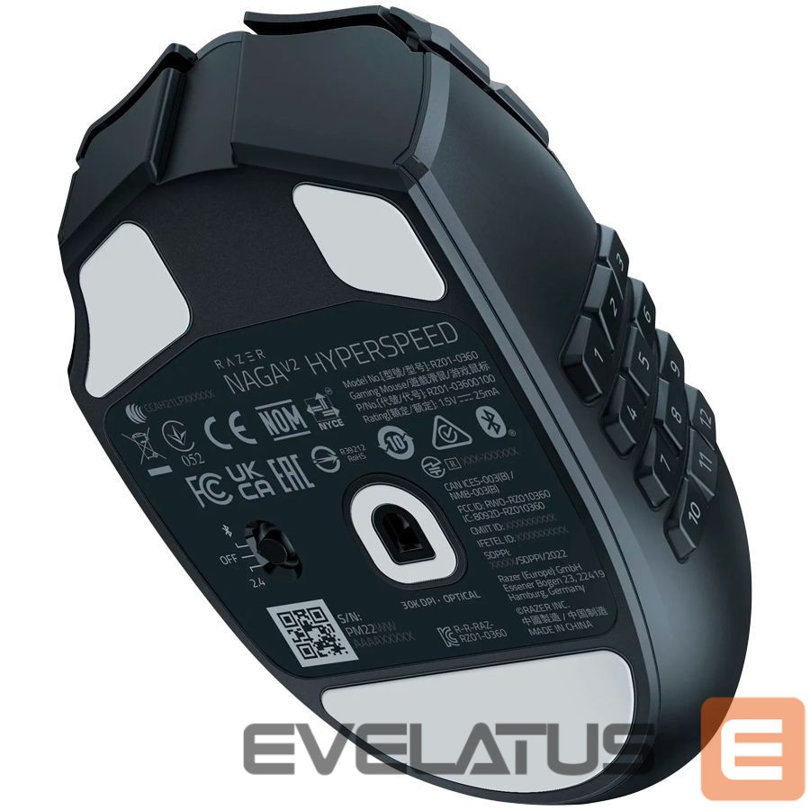 Компьютерная мышь Razer RAZER Naga V2 HyperSpeed Gaming Mouse