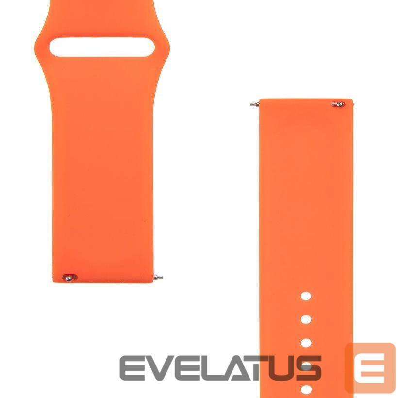 Ремешок Tactical 22mm Silicone Watch Strap and Watch Band Orange
