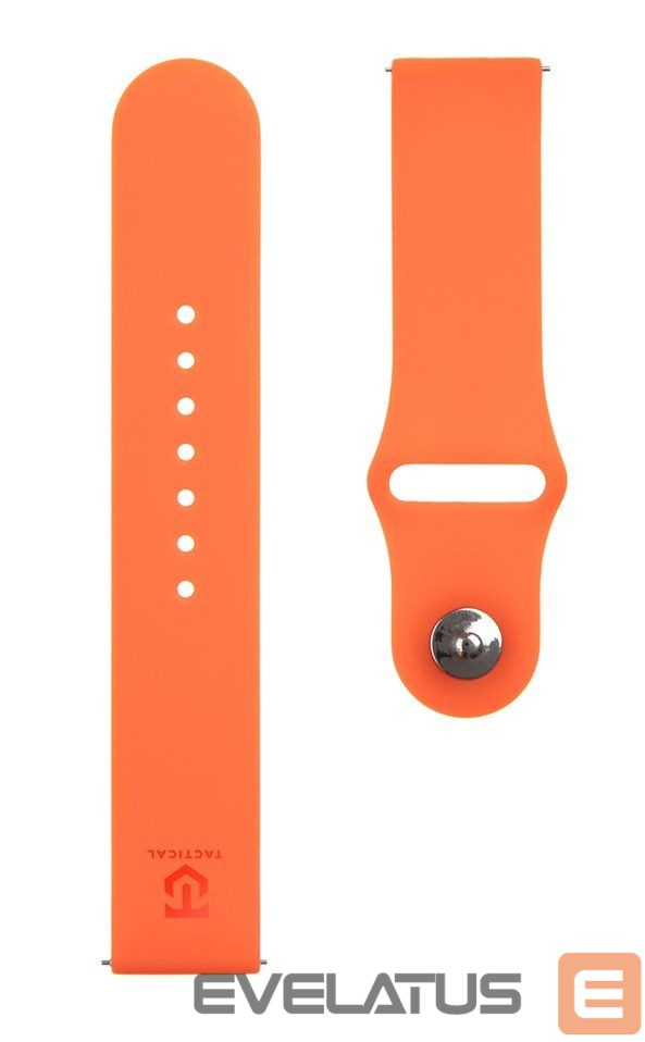 Ремешок Tactical 22mm Silicone Watch Strap and Watch Band Orange