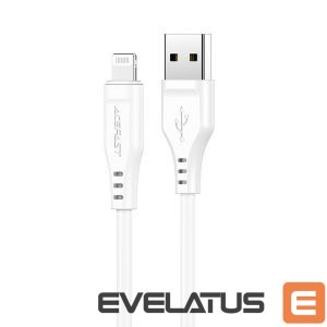 Кабель Acefast Apple Lightning to USB 1.2m 2.4A MFI Cable White