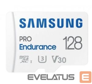 Карты памяти Samsung  Pro Endurance MicroSD 128GB White