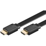 Кабель Goobay - High Speed HDMI flat-cable with Ethernet 1 m Black