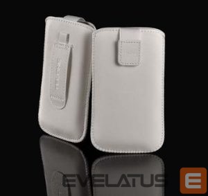 Чехол универсальный карман iLike Universal Leather Pocket Case XS White