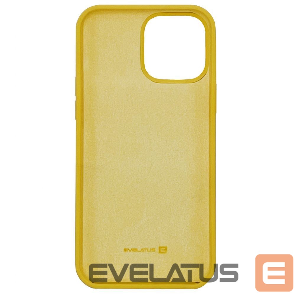 Чехол на заднюю панель Evelatus Apple iPhone 13 Pro Max Premium Soft TouchSilicone Case Yellow
