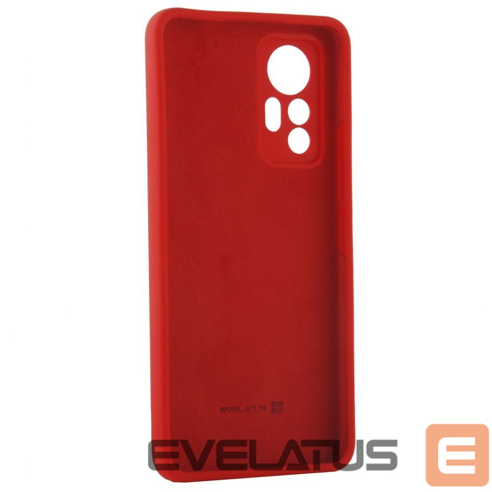 Чехол на заднюю панель Evelatus Xiaomi 12 Pro Premium Soft Touch Silicone Case Red
