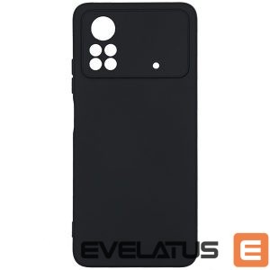 Чехол на заднюю панель Evelatus Xiaomi Poco X4 Pro 5G Premium Soft Touch Silicone Case Black