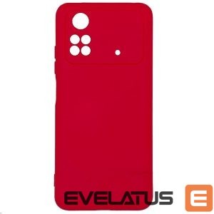 Чехол на заднюю панель Evelatus Xiaomi Poco X4 Pro 5G Premium Soft Touch Silicone Case Red