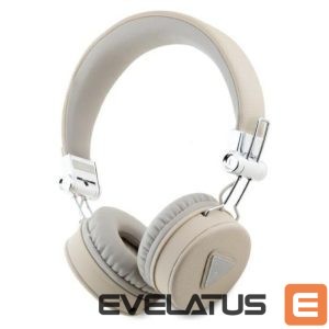 Беспроводные наушники Guess  Bluetooth ENC GUBH70PGTSPSE Grained Classic Round Shape Beige