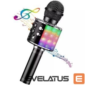 Микрофон iWear  M85 Karaoke Kids & Adult Fun Effect Microphone with Speakers & Recod Micro SD USB Bluetooth 