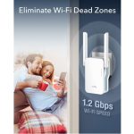 Роутер Cudy  RE1200 MeshFlex AC1200 WiFi Mesh Repeater Dual Band AP Mode WPS Signal Light Cudy App White 