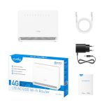 Роутер Cudy  LT500ELinkCell AC1200 4G LTE Cat4 Router Dual Band WiFi Nano SIM VPN Mesh Support White 