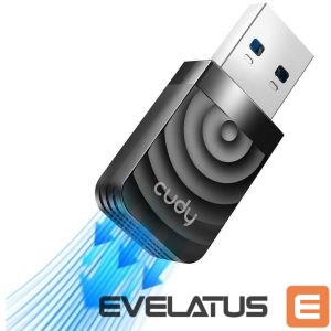 Роутер Cudy  Cudy WU1300S AirMax AC1300 Dual Band WiFi USB Adapter USB 3.0 High Speed High Gain Black 