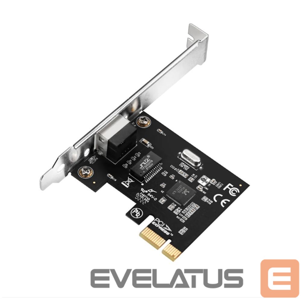 Коммутатор Cudy PE10 NetPro Gigabit Ethernet PCIe Adapter Realtek Chipset Auto MDI MDIX Black