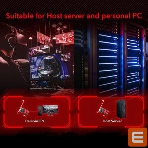 Роутер Cudy  PE25 NetPro 2.5G Ethernet PCIe Adapter Realtek Chipset VLAN Jumbo Frame Flow Control Black 