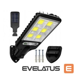 LED Фонарик Elight  LU17 Solar LED Street Light 120 COB PIR Sensor + Waterproof Design ABS Construction Black