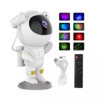 LED Прожектор CP  3D Astronout 360 degree Rotate Head Star Sky & Nebula projector with Remote White