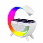 Настольная лампа Elight  G Shape Speaker Lamp with RGB LED lightning & Wireless Smart Device Charger White