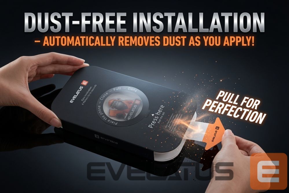 Защитное стекло Evelatus Apple iPhone 13 / 14 Flip Glass Magic Easy Install No Box - Screen Protector (without packaging)