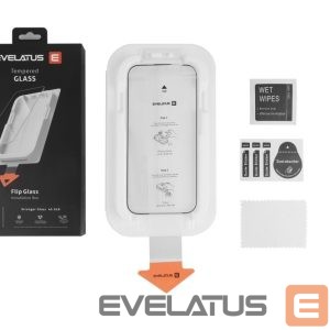 Защитное стекло Evelatus Apple iPhone 13 / 14 Flip Glass Magic Easy Install Box - Screen Protector 