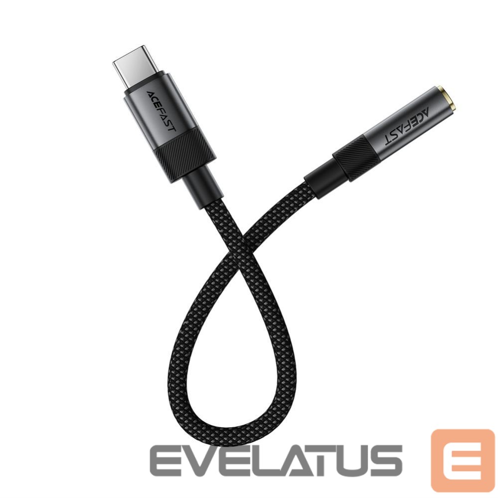 Адаптер Acefast USB-C to 3.5mm Acefast J12 Audio Adapter Black