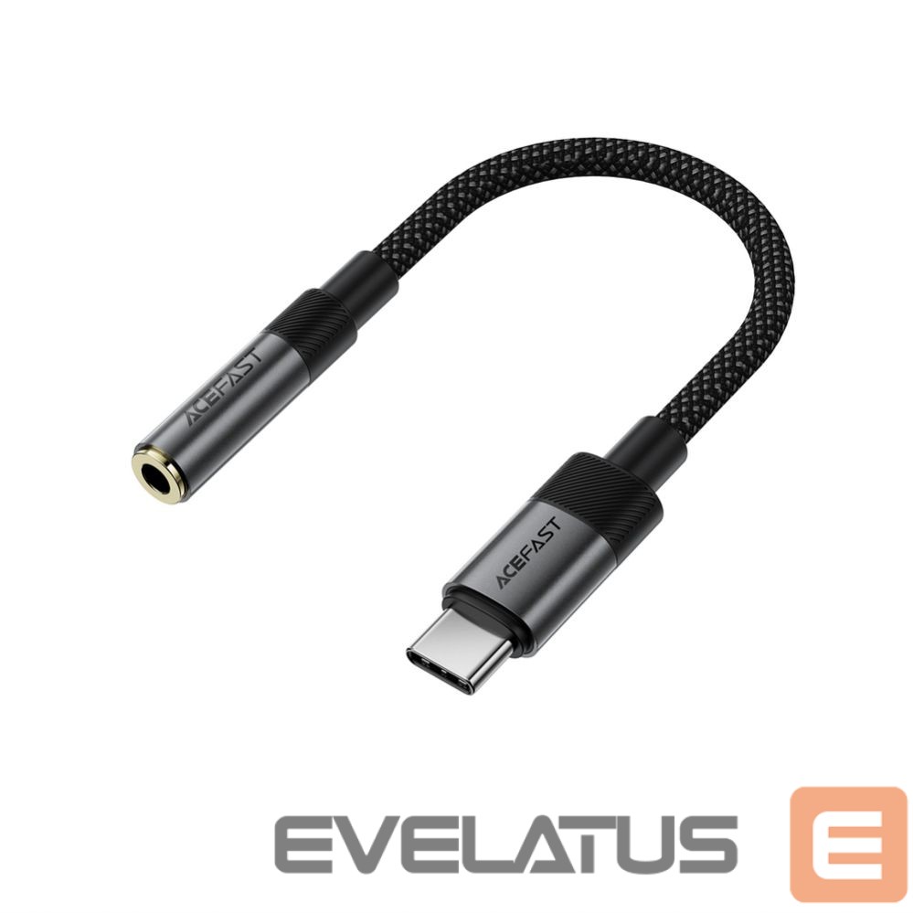 Адаптер Acefast USB-C to 3.5mm Acefast J12 Audio Adapter Black