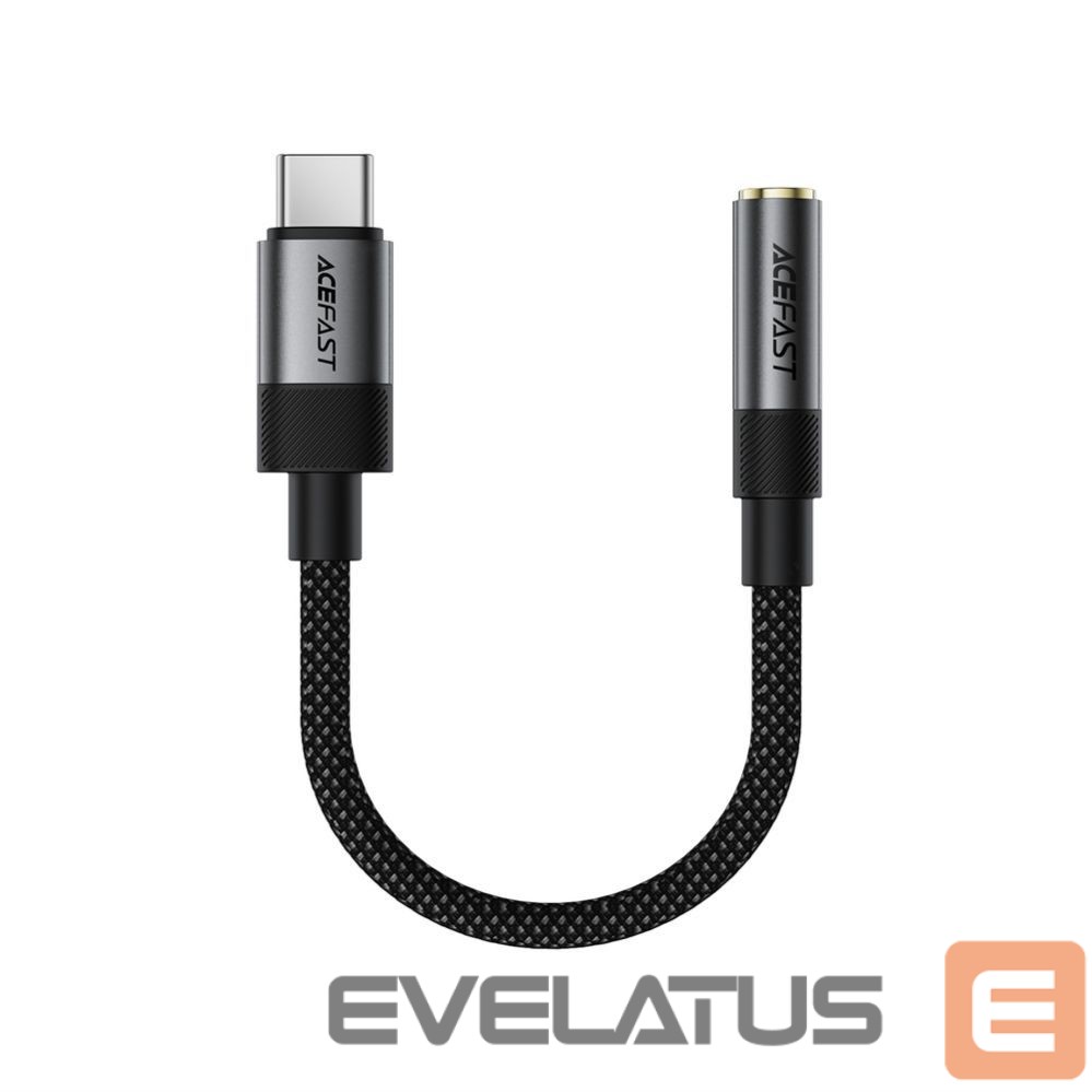 Адаптер Acefast USB-C to 3.5mm Acefast J12 Audio Adapter Black