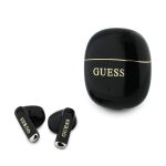 Беспроводные наушники Guess  Gold Line Glossy Classic Logo TWS Wireless Earphones Black Gold