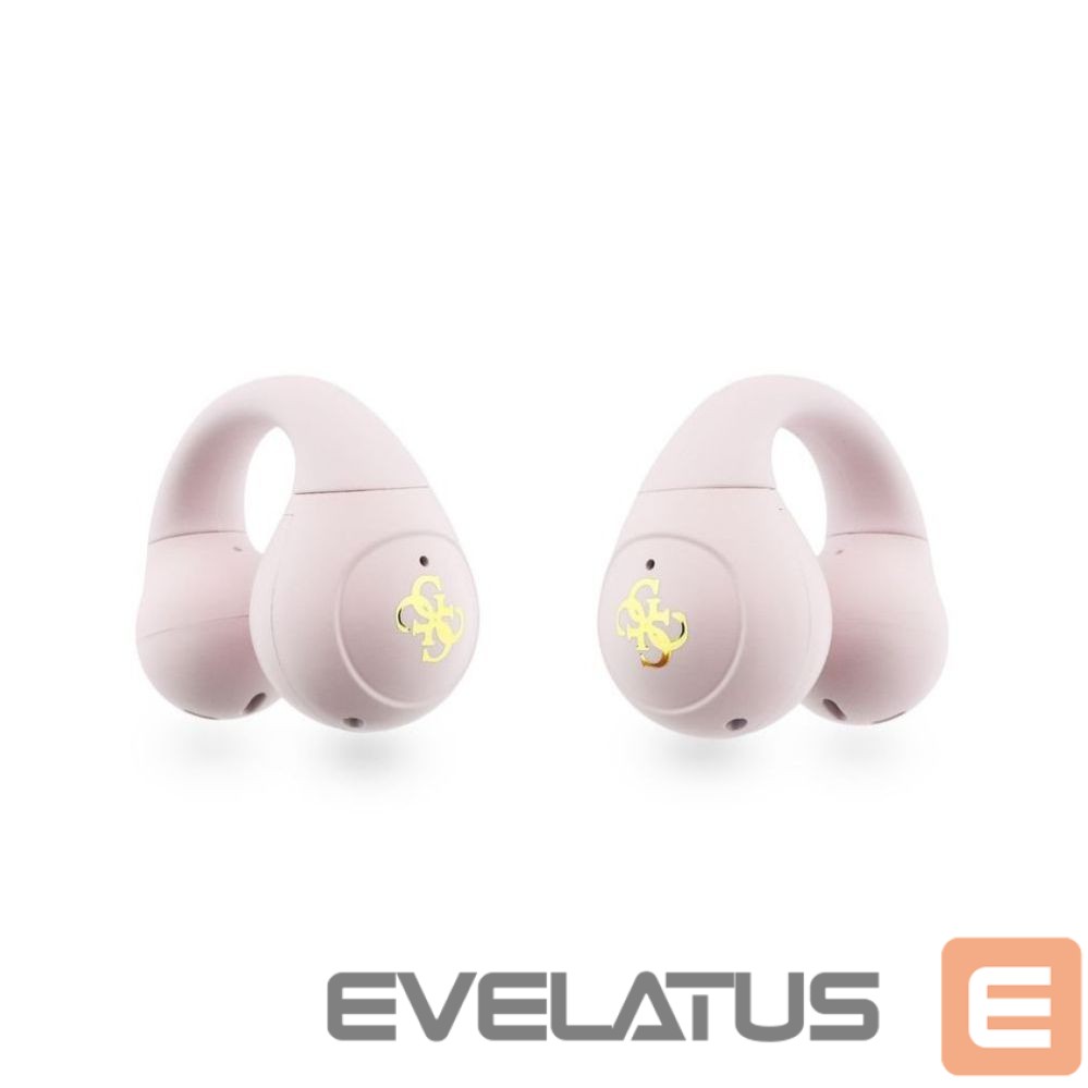 Беспроводные наушники Guess Mini Classic Logo OWS Wireless Earphones Pink