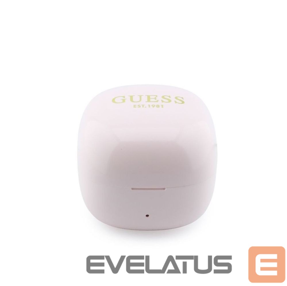 Беспроводные наушники Guess Mini Classic Logo OWS Wireless Earphones Pink