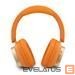 Беспроводные наушники Guess Rectangle Metal Script Logo ENC Wireless Headphone Orange