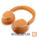 Беспроводные наушники Guess Rectangle Metal Script Logo ENC Wireless Headphone Orange