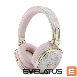 Беспроводные наушники Guess  4G Metal Script Logo ENC Wireless Headphone Pink