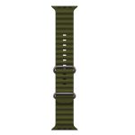 Ремешок iWear  S1 Grooved Soft Silicone 20mm strap for Apple Watch 49mm / 45mm / 44mm / 42mm Khaki Green