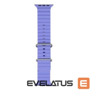 Ремешок iWear  S1 Grooved Soft Silicone 20mm strap for Apple Watch 49mm / 45mm / 44mm / 42mm Lilac