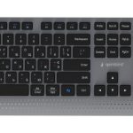 Компьютерная клавиатура Gembird  KEYBOARD +MOUSE WRL CYRILLIC/BK KBS-WPS-02-CYRL 