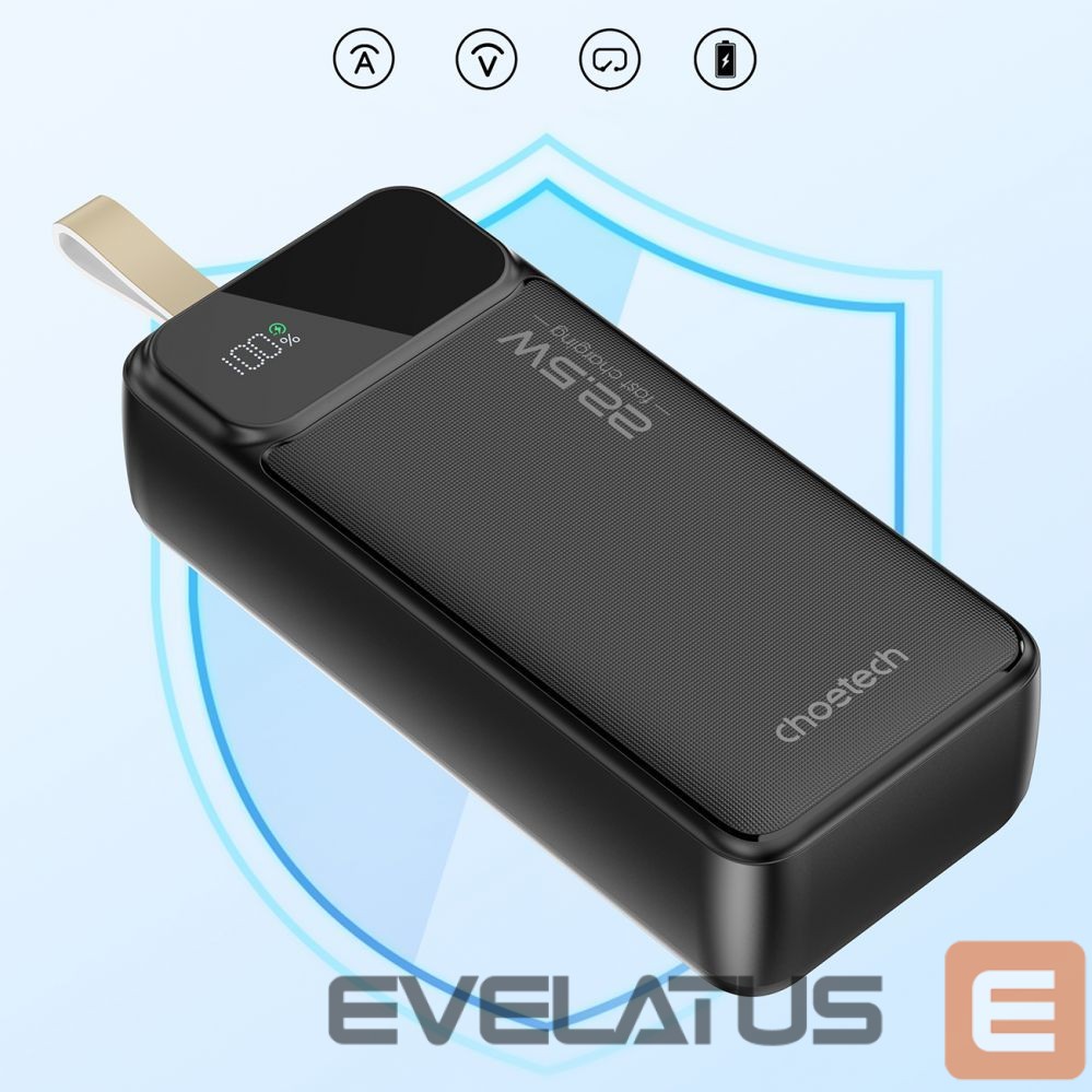 Внешний аккумулятор Choetech Choetech Power Bank 30000 mAh Black