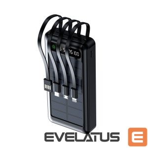Внешний аккумулятор Setty  Setty solar power bank SLR-120 20000 mAh black 
