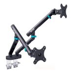 Кронштейн для телевизора Digitus  Desk Mount | Tilt, rotation, pivot | Dual design monitor mount, 2x 35", 2x 10 kg | 35 " | Maximum weight (capacity) 20 kg | Black 