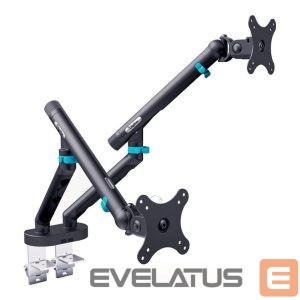 Кронштейн для телевизора Digitus  Desk Mount | Tilt, rotation, pivot | Dual design monitor mount, 2x 35", 2x 10 kg | 35 " | Maximum weight (capacity) 20 kg | Black 